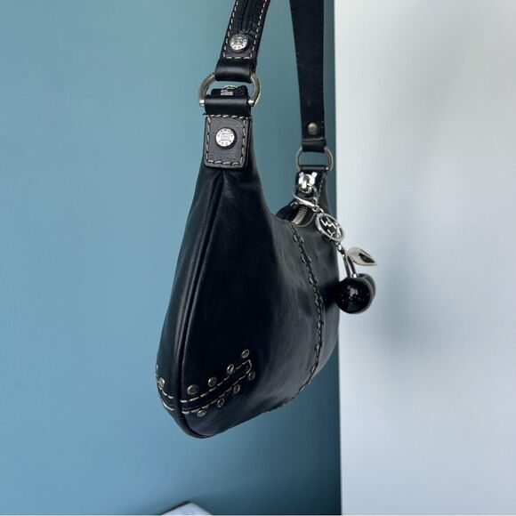 MICHAEL KORS Studded Astor Hobo Baguette Mini Bag Hamilton Hampton SoHo - Picture 3 of 12